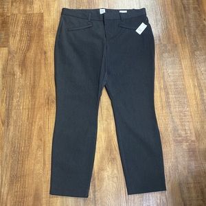 Gap signature dark gray skinny ankle pants size 14